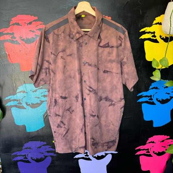 Lululemon Hiking Button Up Short Sleeve L - Picture 1 of 4